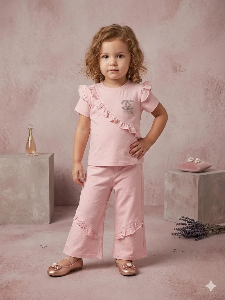 The Blush Glamour 2-Piece Ruffle Set — view 2