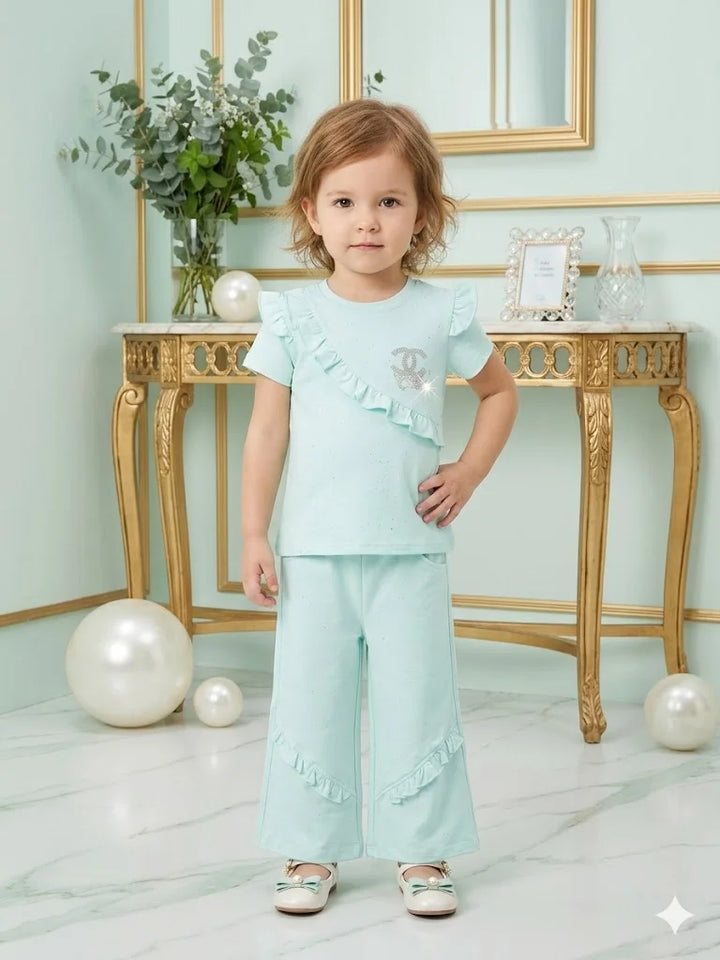 The Blush Glamour 2-Piece Ruffle Set — view 3
